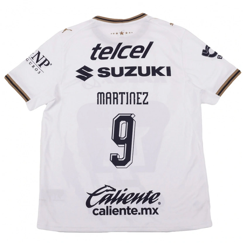 Danxen Damen Guillermo Martínez #9 Weiß Schwarz Braun Auswärtstrikot Trikot 2026/27 T-Shirt Schweiz