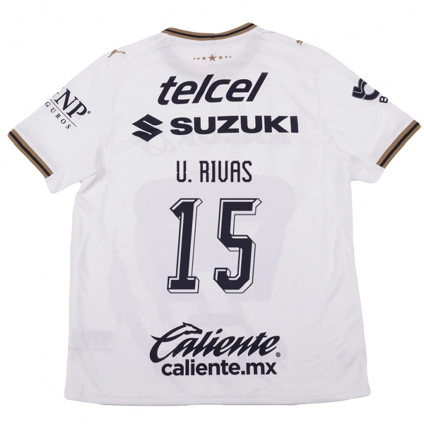 Danxen Damen Ulises Rivas #15 Weiß Schwarz Braun Auswärtstrikot Trikot 2026/27 T-Shirt Schweiz