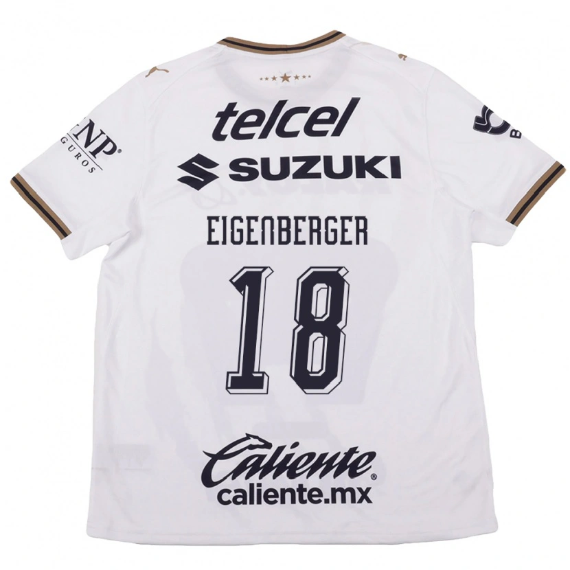 Danxen Damen Chandra Eigenberger #18 Weiß Schwarz Braun Auswärtstrikot Trikot 2026/27 T-Shirt Schweiz