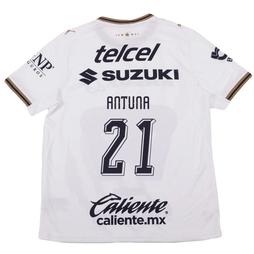 Danxen Damen Uriel Antuna #21 Weiß Schwarz Braun Auswärtstrikot Trikot 2026/27 T-Shirt Schweiz