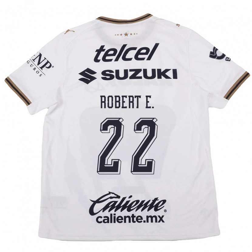Danxen Damen Robert Ergas #22 Weiß Schwarz Braun Auswärtstrikot Trikot 2026/27 T-Shirt Schweiz