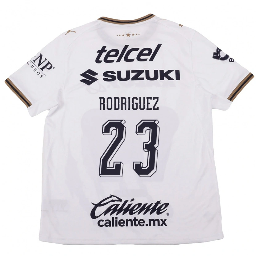 Danxen Damen Catherine Rodriguez #23 Weiß Schwarz Braun Auswärtstrikot Trikot 2026/27 T-Shirt Schweiz