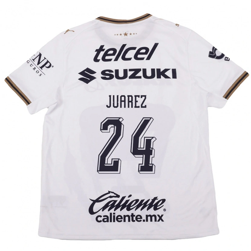Danxen Damen Gabriela Juarez #24 Weiß Schwarz Braun Auswärtstrikot Trikot 2026/27 T-Shirt Schweiz