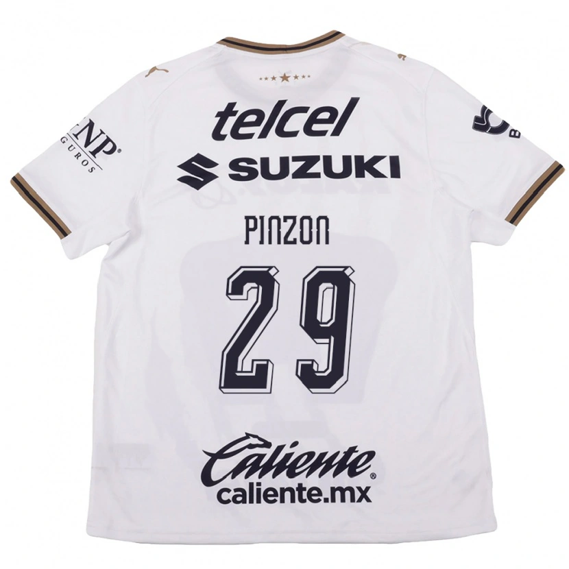 Danxen Damen Liceth Pinzon #29 Weiß Schwarz Braun Auswärtstrikot Trikot 2026/27 T-Shirt Schweiz