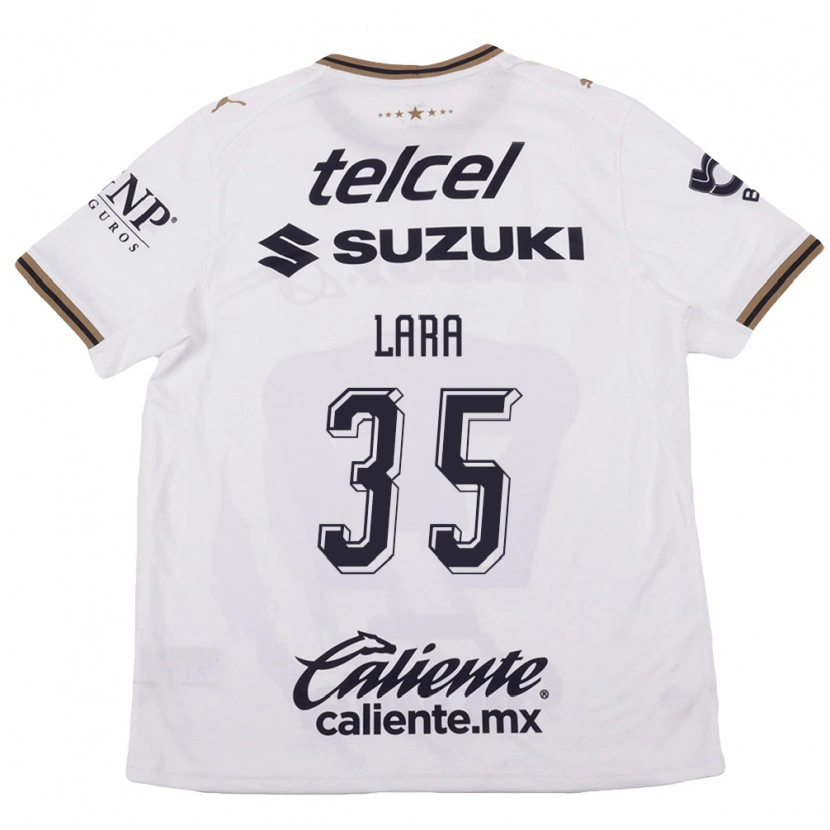 Danxen Damen Pablo Lara #35 Weiß Schwarz Braun Auswärtstrikot Trikot 2026/27 T-Shirt Schweiz