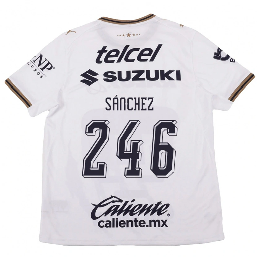 Danxen Damen Oswaldo Sánchez #246 Weiß Schwarz Braun Auswärtstrikot Trikot 2026/27 T-Shirt Schweiz