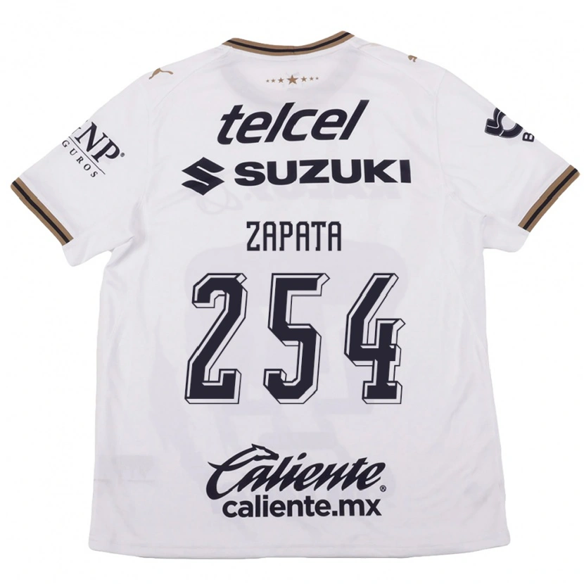 Danxen Damen Jan Zapata #254 Weiß Schwarz Braun Auswärtstrikot Trikot 2026/27 T-Shirt Schweiz