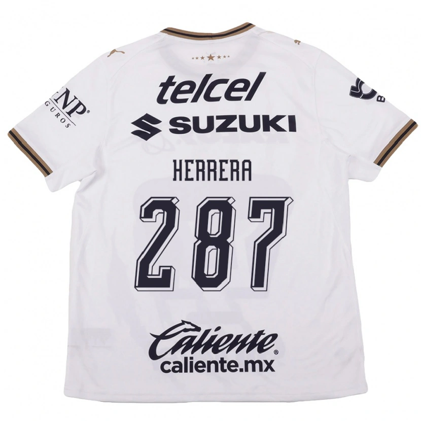 Danxen Damen Sebastián Herrera #287 Weiß Schwarz Braun Auswärtstrikot Trikot 2026/27 T-Shirt Schweiz