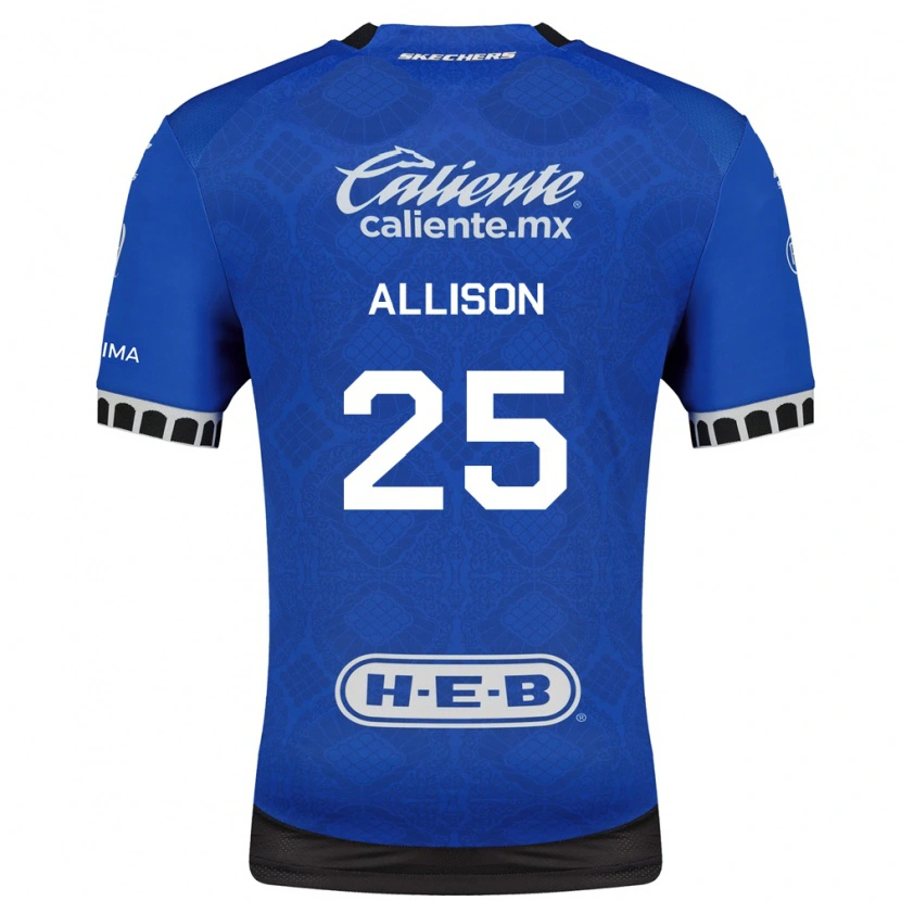 Danxen Damen Guillermo Allison #25 Königsblau Weiß Schwarz Auswärtstrikot Trikot 2026/27 T-Shirt Schweiz