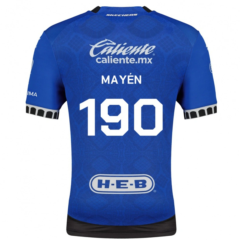 Danxen Damen Eduardo Mayén #190 Königsblau Weiß Schwarz Auswärtstrikot Trikot 2026/27 T-Shirt Schweiz