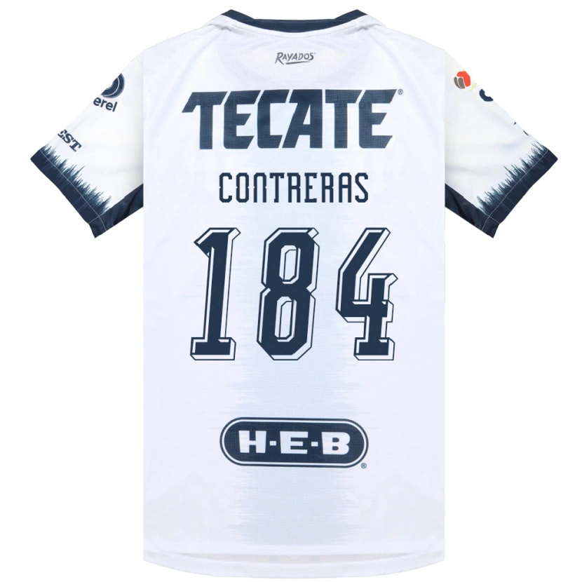 Danxen Damen Óscar Contreras #184 Weiß Tintenblau Rot Auswärtstrikot Trikot 2026/27 T-Shirt Schweiz