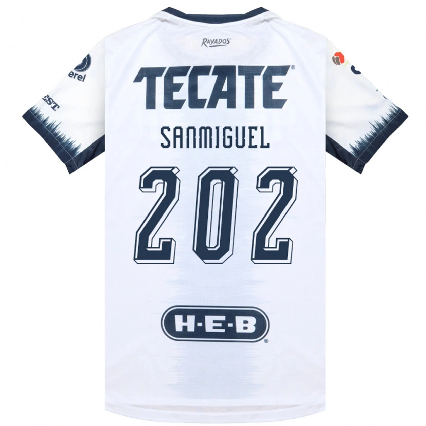 Danxen Damen Carlos Sanmiguel #202 Weiß Tintenblau Rot Auswärtstrikot Trikot 2026/27 T-Shirt Schweiz