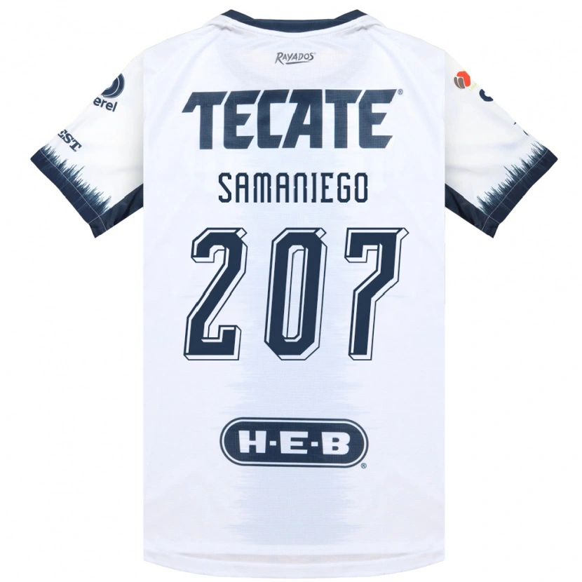 Danxen Damen Guillermo Samaniego #207 Weiß Tintenblau Rot Auswärtstrikot Trikot 2026/27 T-Shirt Schweiz