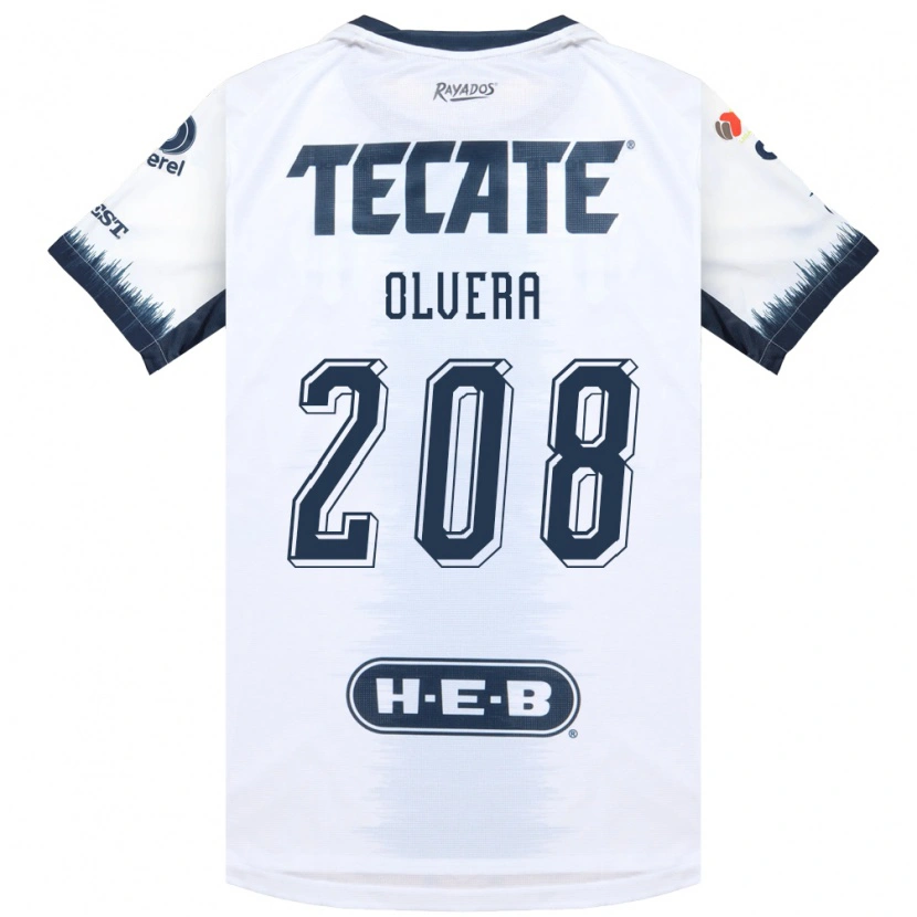 Danxen Damen Marcelo Olvera #208 Weiß Tintenblau Rot Auswärtstrikot Trikot 2026/27 T-Shirt Schweiz