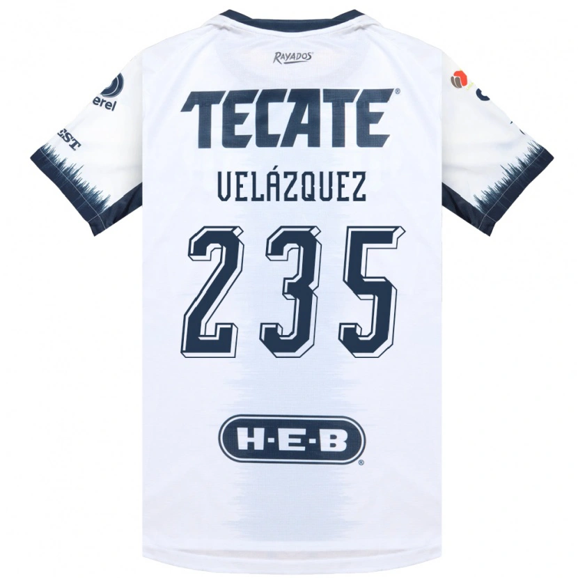 Danxen Damen Álvaro Velázquez #235 Weiß Tintenblau Rot Auswärtstrikot Trikot 2026/27 T-Shirt Schweiz