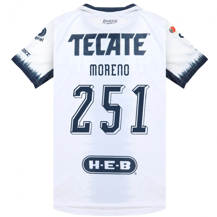 Danxen Damen Josué Moreno #251 Weiß Tintenblau Rot Auswärtstrikot Trikot 2026/27 T-Shirt Schweiz