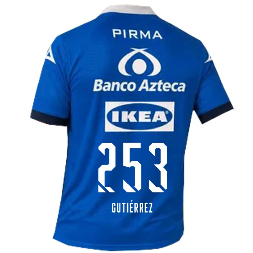 Danxen Damen Santiago Gutiérrez #253 Blau Weiß Auswärtstrikot Trikot 2026/27 T-Shirt Schweiz