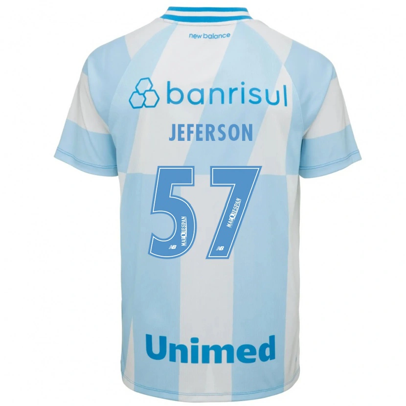 Danxen Damen Jeferson Borges Dos Santos #57 Hellblau Weiß Auswärtstrikot Trikot 2026/27 T-Shirt Schweiz