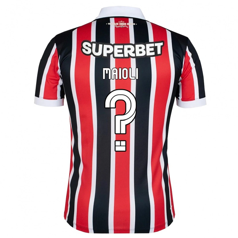Danxen Damen Gabriel Maioli #0 Rot Weiß Schwarz Auswärtstrikot Trikot 2026/27 T-Shirt Schweiz