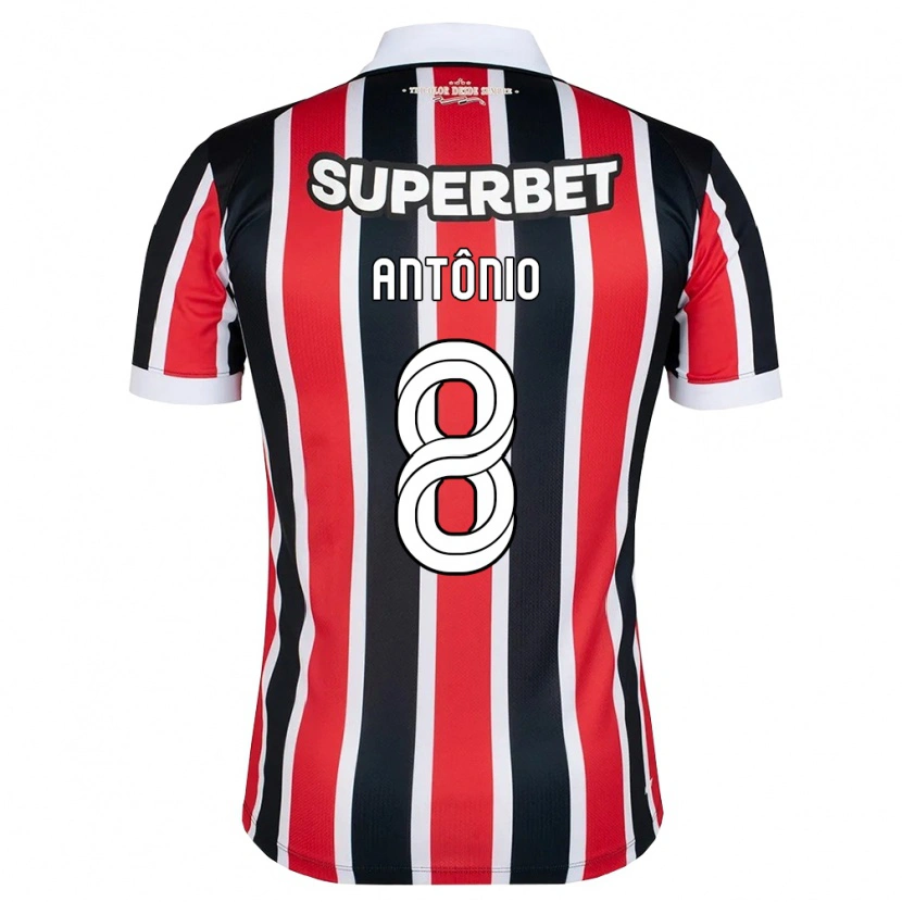Danxen Damen Marcos Antônio #8 Rot Weiß Schwarz Auswärtstrikot Trikot 2026/27 T-Shirt Schweiz
