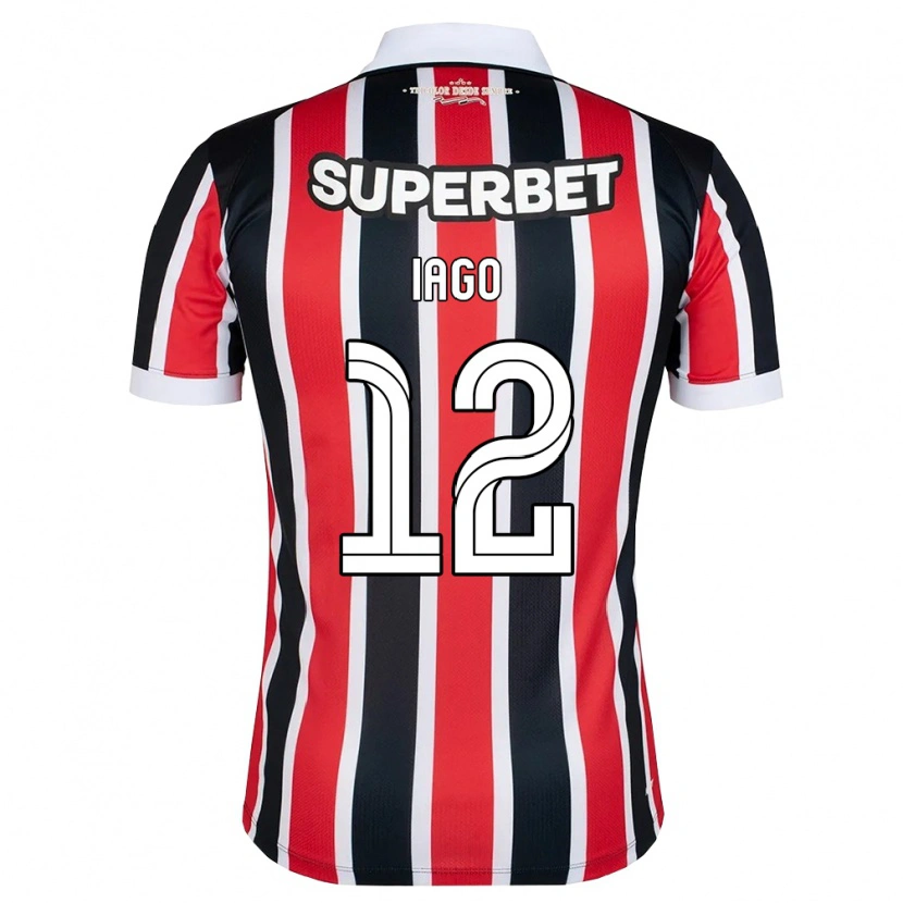 Danxen Damen Iago Amaral Borduchi #12 Rot Weiß Schwarz Auswärtstrikot Trikot 2026/27 T-Shirt Schweiz