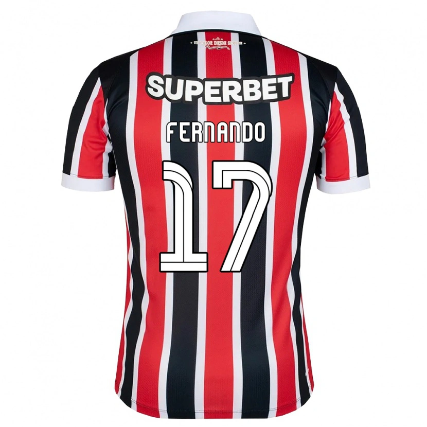 Danxen Damen Luiz Fernando #17 Rot Weiß Schwarz Auswärtstrikot Trikot 2026/27 T-Shirt Schweiz