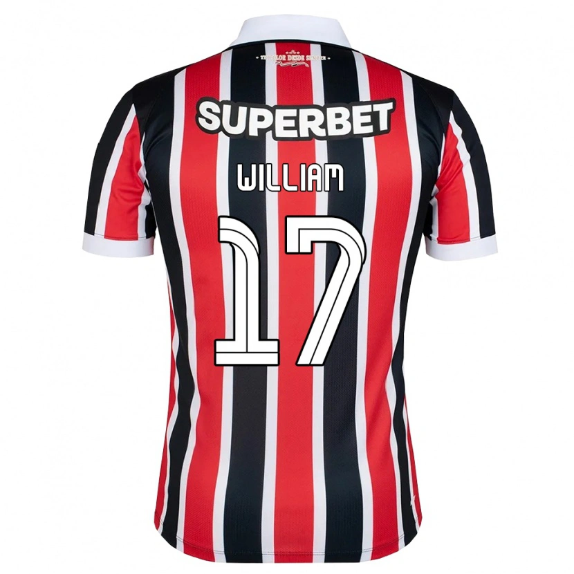 Danxen Damen William #17 Rot Weiß Schwarz Auswärtstrikot Trikot 2026/27 T-Shirt Schweiz