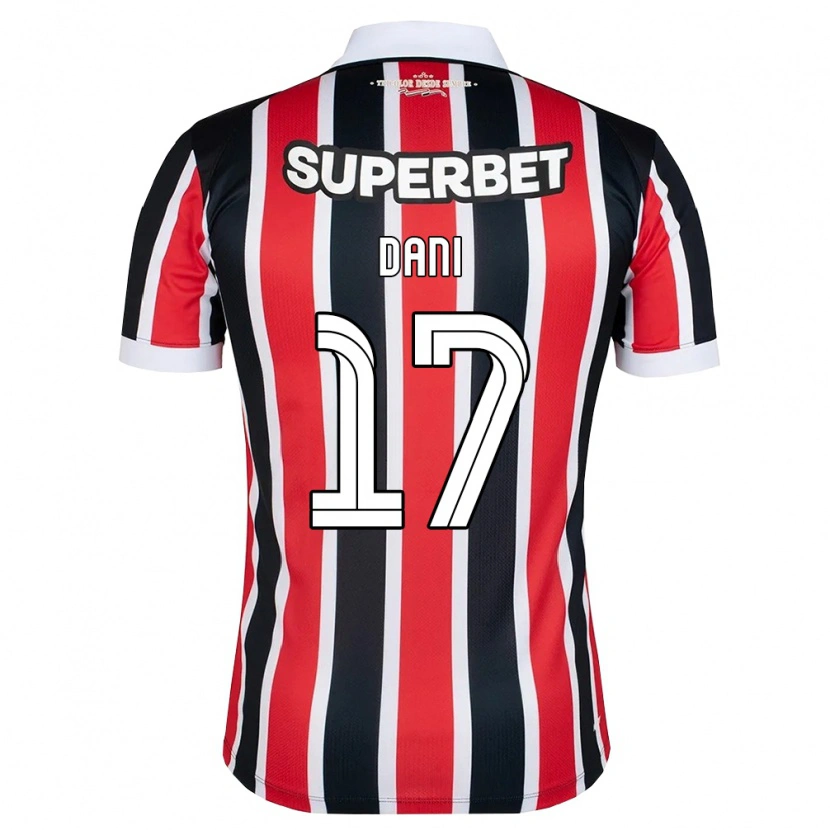 Danxen Damen Dani #17 Rot Weiß Schwarz Auswärtstrikot Trikot 2026/27 T-Shirt Schweiz