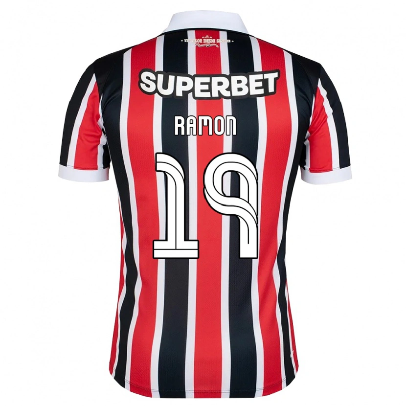 Danxen Damen Lucas Ramon #19 Rot Weiß Schwarz Auswärtstrikot Trikot 2026/27 T-Shirt Schweiz