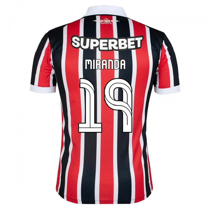 Danxen Damen Gustavo Miranda #19 Rot Weiß Schwarz Auswärtstrikot Trikot 2026/27 T-Shirt Schweiz