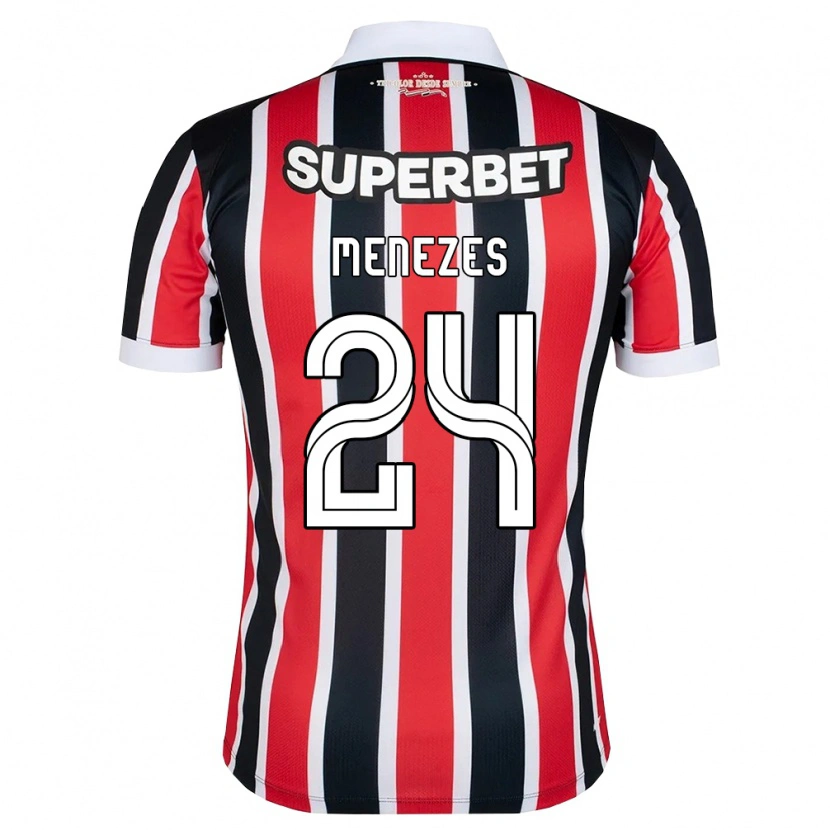 Danxen Damen Matheus Menezes #24 Rot Weiß Schwarz Auswärtstrikot Trikot 2026/27 T-Shirt Schweiz