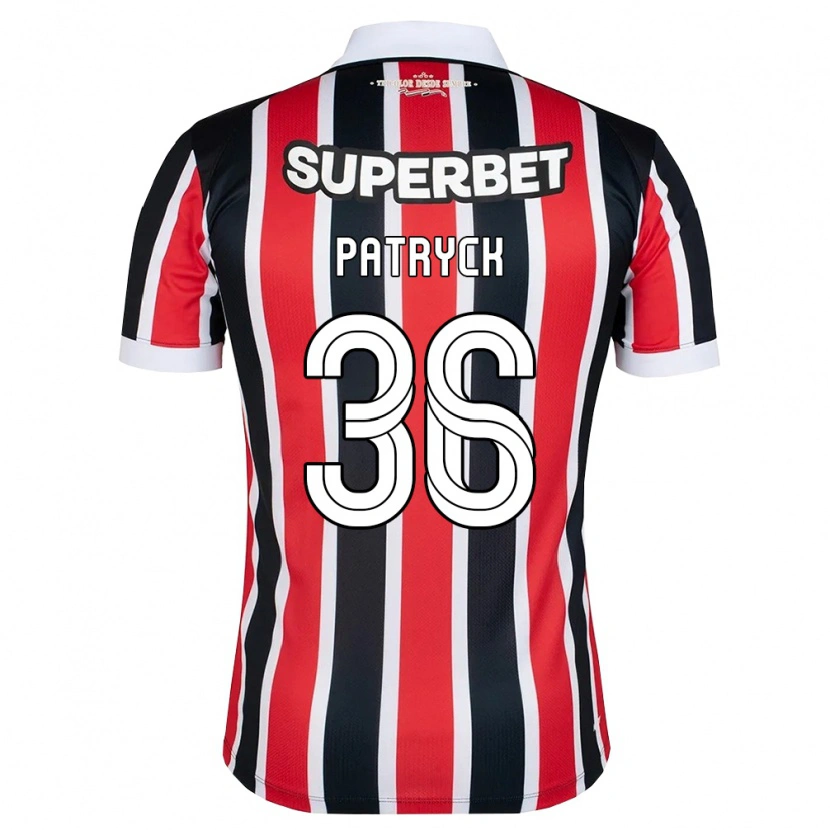 Danxen Damen Patryck #36 Rot Weiß Schwarz Auswärtstrikot Trikot 2026/27 T-Shirt Schweiz