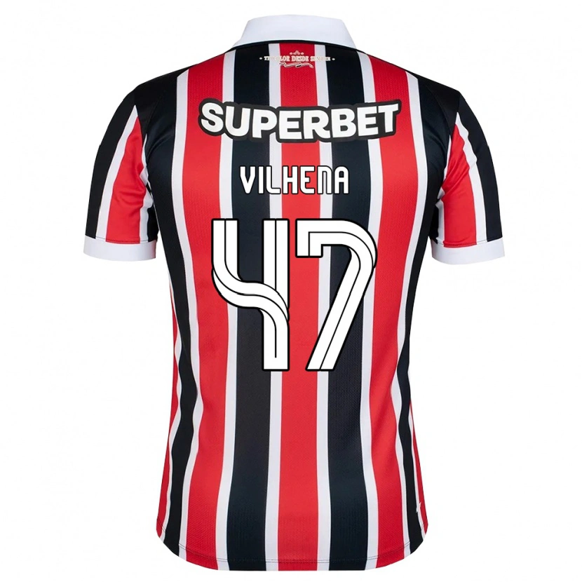 Danxen Damen Pedro Vilhena #47 Rot Weiß Schwarz Auswärtstrikot Trikot 2026/27 T-Shirt Schweiz