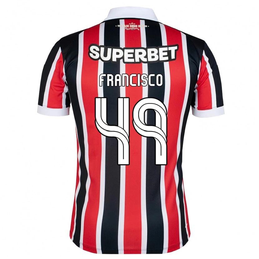 Danxen Damen Ryan Francisco #49 Rot Weiß Schwarz Auswärtstrikot Trikot 2026/27 T-Shirt Schweiz