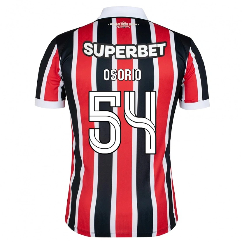 Danxen Damen Luis Osorio #54 Rot Weiß Schwarz Auswärtstrikot Trikot 2026/27 T-Shirt Schweiz