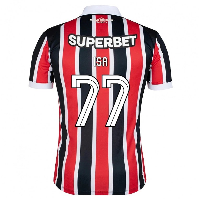 Danxen Damen Isa #77 Rot Weiß Schwarz Auswärtstrikot Trikot 2026/27 T-Shirt Schweiz