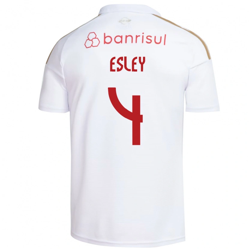 Danxen Damen Esley Ezequiel Dos Reis #4 Weiß Rot Auswärtstrikot Trikot 2026/27 T-Shirt Schweiz