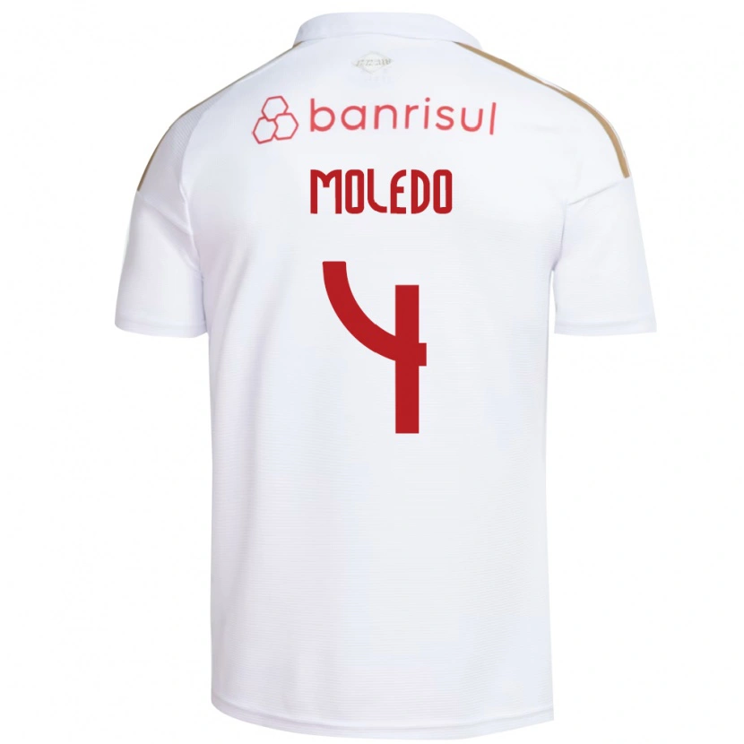 Danxen Damen Rodrigo Moledo #4 Weiß Rot Auswärtstrikot Trikot 2026/27 T-Shirt Schweiz