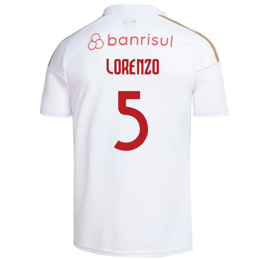 Danxen Damen Lorenzo Farias Vaghetti #5 Weiß Rot Auswärtstrikot Trikot 2026/27 T-Shirt Schweiz