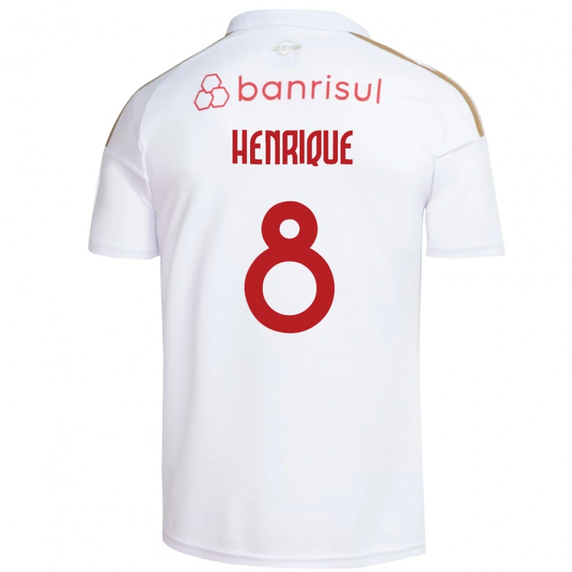 Danxen Damen Bruno Henrique #8 Weiß Rot Auswärtstrikot Trikot 2026/27 T-Shirt Schweiz