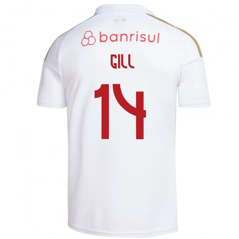 Danxen Damen Antonio Gill #14 Weiß Rot Auswärtstrikot Trikot 2026/27 T-Shirt Schweiz