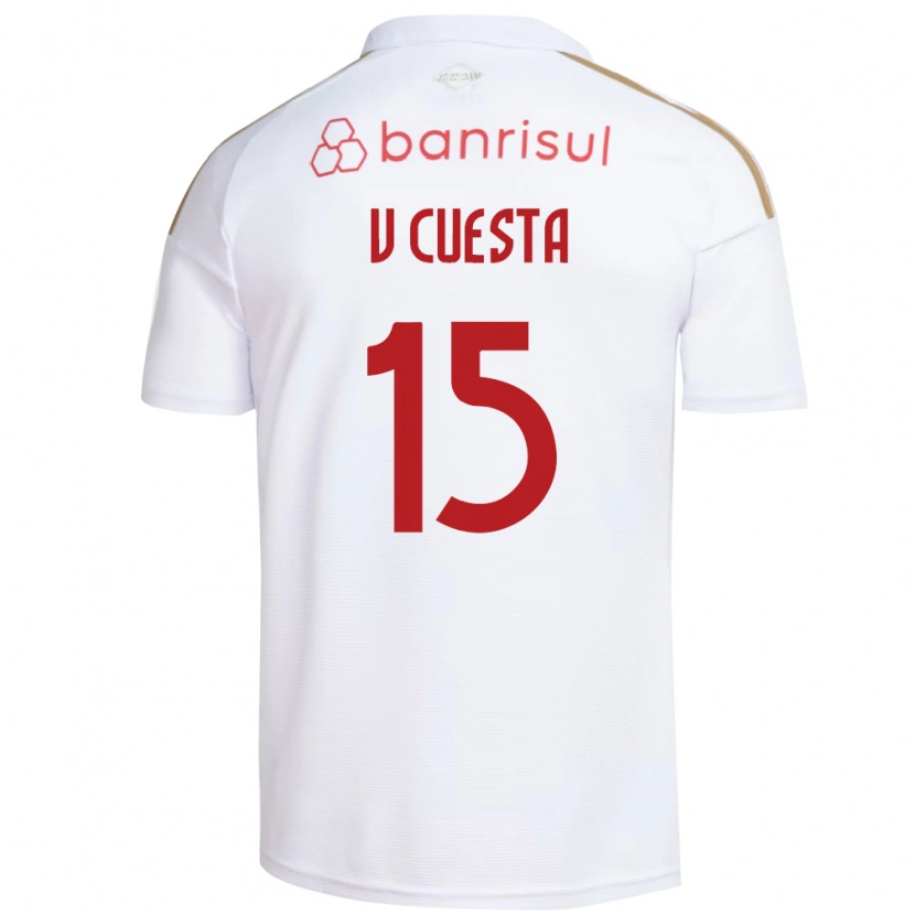 Danxen Damen Victor Cuesta #15 Weiß Rot Auswärtstrikot Trikot 2026/27 T-Shirt Schweiz