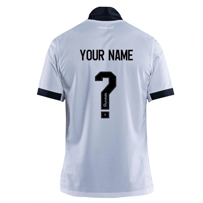 Danxen Damen Ihren Namen #0 Schwarz Weiß Auswärtstrikot Trikot 2026/27 T-Shirt Schweiz