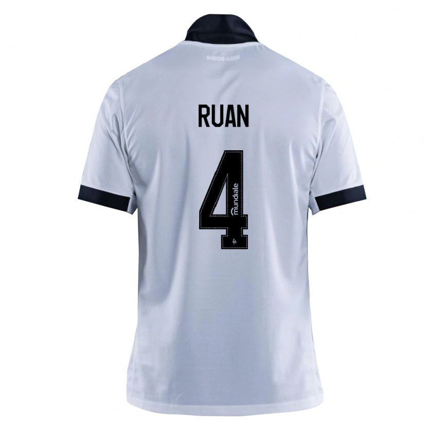 Danxen Damen Ruan Tressoldi Netto #4 Schwarz Weiß Auswärtstrikot Trikot 2026/27 T-Shirt Schweiz