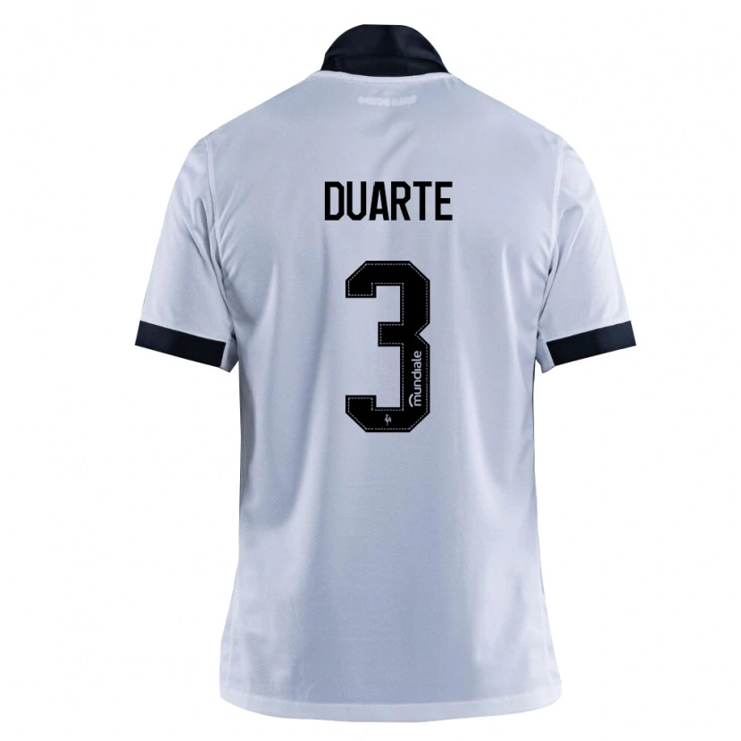 Danxen Damen Léo Duarte #3 Schwarz Weiß Auswärtstrikot Trikot 2026/27 T-Shirt Schweiz
