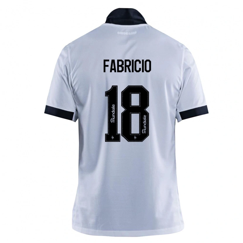 Danxen Damen Fabricio Eduardo Da Costa Melo #18 Schwarz Weiß Auswärtstrikot Trikot 2026/27 T-Shirt Schweiz