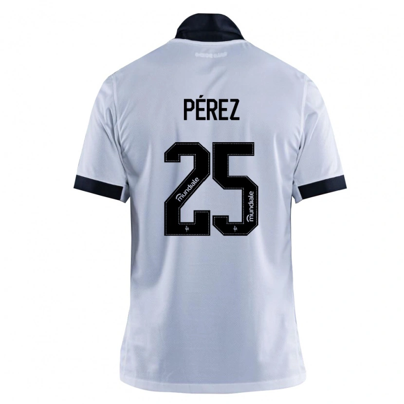 Danxen Damen Tomás Pérez #25 Schwarz Weiß Auswärtstrikot Trikot 2026/27 T-Shirt Schweiz