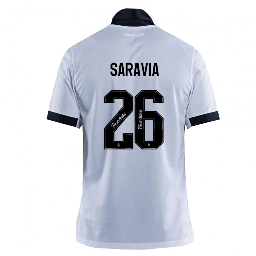Danxen Damen Renzo Saravia #26 Schwarz Weiß Auswärtstrikot Trikot 2026/27 T-Shirt Schweiz