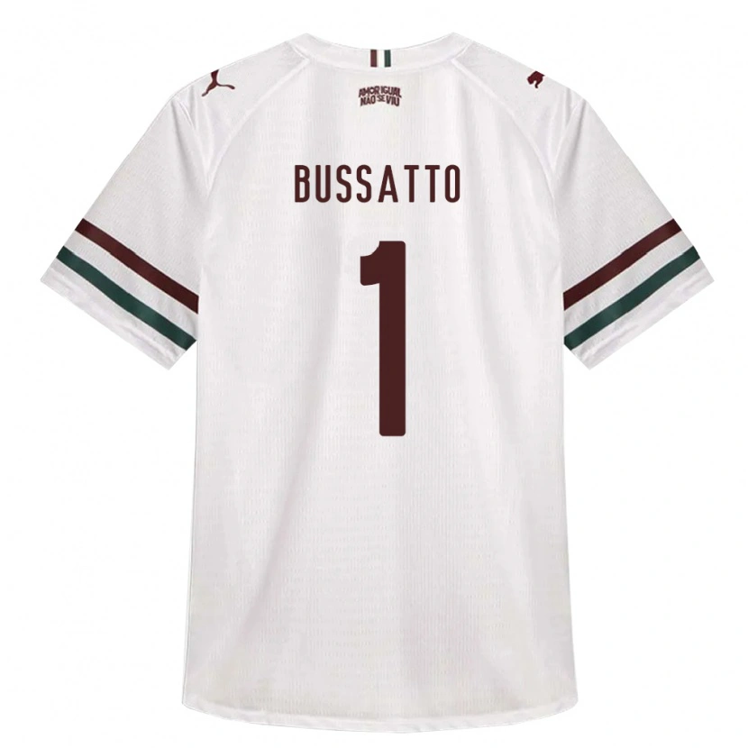 Danxen Damen Letícia Bussatto #1 Weiß Grün Burgund Auswärtstrikot Trikot 2026/27 T-Shirt Schweiz