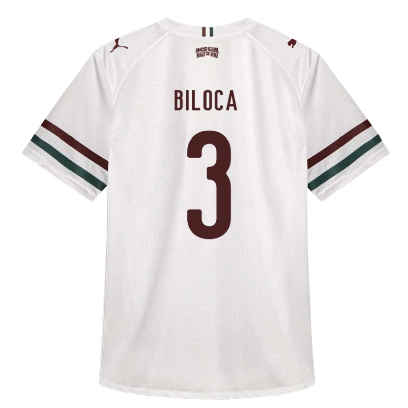 Danxen Damen Gabriel Biloca #3 Weiß Grün Burgund Auswärtstrikot Trikot 2026/27 T-Shirt Schweiz
